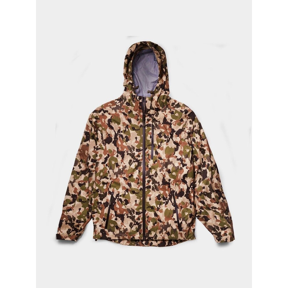 Duck Camp Men's 3L Ultralight Rain Jacket Breathable Wetland Medium MSRP $229